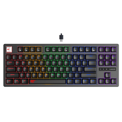HAVIT KB892L BACKLIT 87 KEYS MECHANICAL GAMING KEYBOARD_img_0