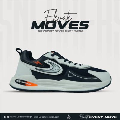 Premium Exclusive Sneakers : Y251005 White & Blue
