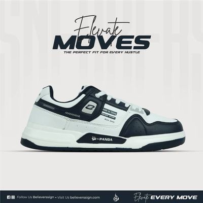 Premium Exclusive Sneakers : Y251006 - White & Blue