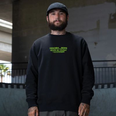Premium Oversized Sweatshirt Nekoma the Monk_img_1
