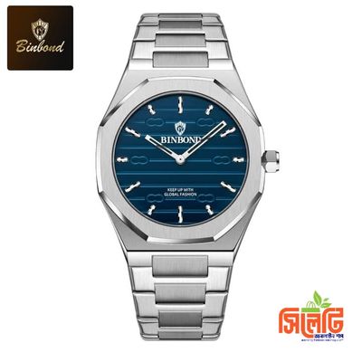BINBOND 818 Stainless Steel Quartz Fashionable Premium Watch_img_1