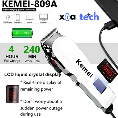 KEMEI KM-809A Professional Hair Trimmer_img_3