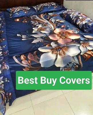 3D bed cover with 2 head pillows and 1 side pillow cover_img_10
