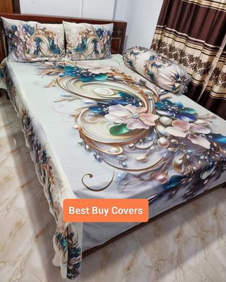 3D bed cover with 2 head pillows and 1 side pillow cover_img_20