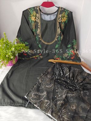 2 piece cor-ord Digital print dress_img_5