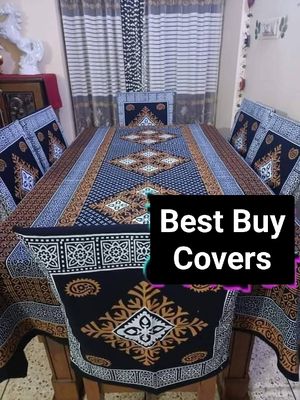 Block Print 6 Seater Dining Table Cloth and Chair Cover_img_3