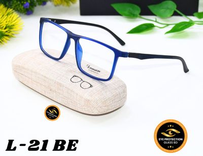 Nike L21 100% Original Fiber Frame & 100% Original  Blue Cut Glass High Quality Fashionable & Stylist Eyeglass_img_2
