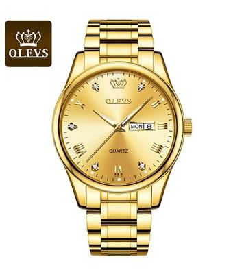 Olevs Luxury Men’s Quartz Watch(White,Black-White, Gold, Black-Gold)_img_2