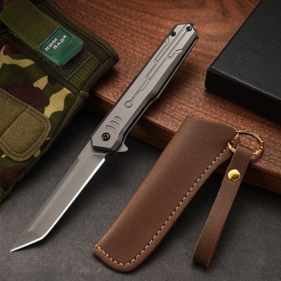 stainless steel self-defense knife outdoor folding knife high hardness quick-open camping folding knife m390 portable tactical knife_img_0