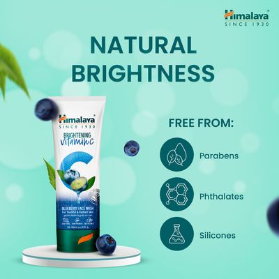 Himalaya Brightening Vitamin C Blueberry Face Wash - 100ml - 42642_img_2