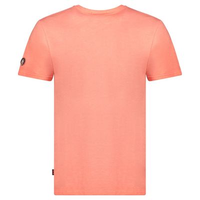 T-Shirt Men Short Sleeve with Coral Flag_img_1