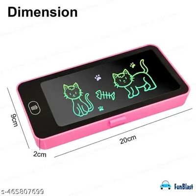 2 in 1 LCD Digital Slate for Kids,  Pencil Box for Kids, Doodle Writing Board for School Going Kids, Educational Toys for Kids_img_0