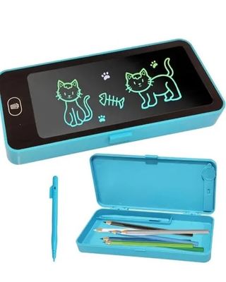 2 in 1 LCD Digital Slate for Kids,  Pencil Box for Kids, Doodle Writing Board for School Going Kids, Educational Toys for Kids_img_3