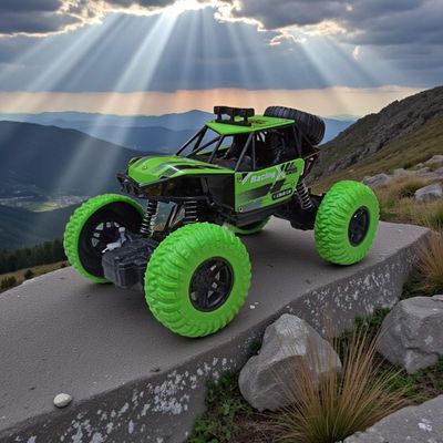 Off-Road Rock Climbing RC Car – 1:18 Scale Remote Control Jeep (Music & Light)_img_1