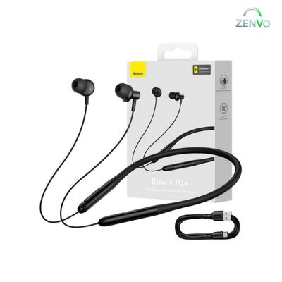 Baseus Bowie P1x Neckband – Black Color_img_0