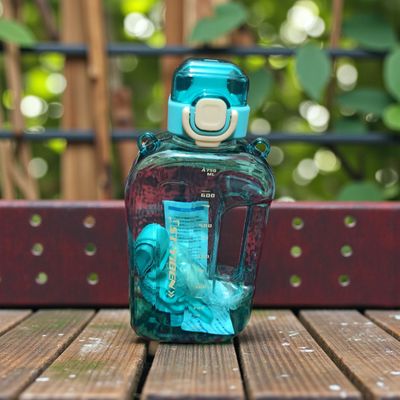 750ml Flat Water Bottle with Strap – Leak Proof, BPA Free – School, Gym, Office Friendly_img_2