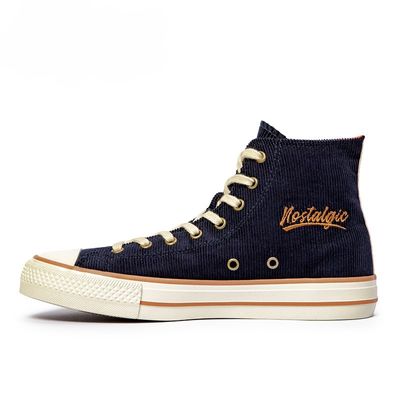 Retro Corduroy High Top Board Shoes_img_6