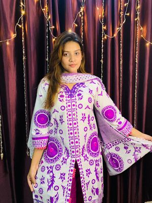 Coton dress whith skin print_img_0