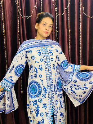 Coton dress whith skin print_img_7