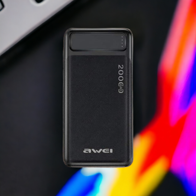 AWEI P6K (20000 mAh) DOUBLE USB OUTPUT POWER BANK_img_1