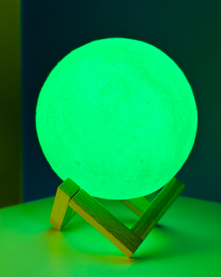 Rechargeable 3D Moon Lamp With Remote -18 CM_img_2