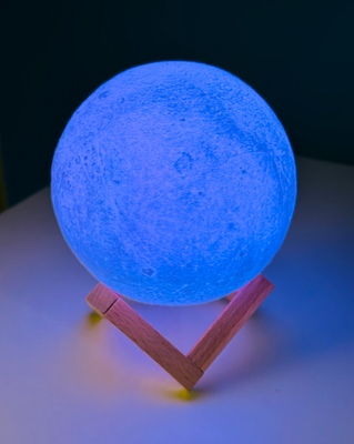 Rechargeable 3D Moon Lamp With Remote -18 CM_img_3