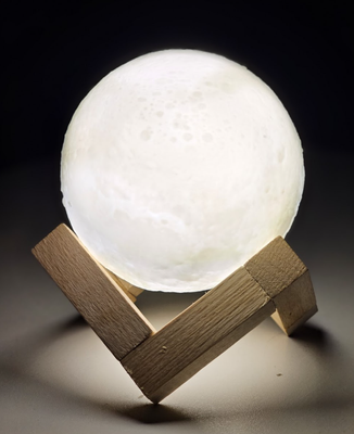 Rechargeable 3D Moon Lamp With Remote 8cm_img_1