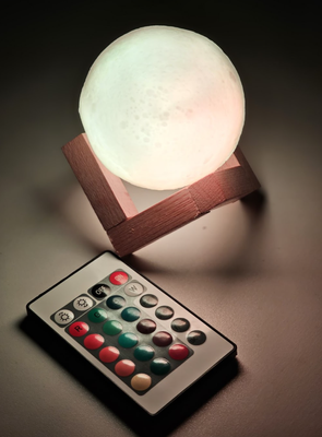 Rechargeable 3D Moon Lamp With Remote 8cm_img_2