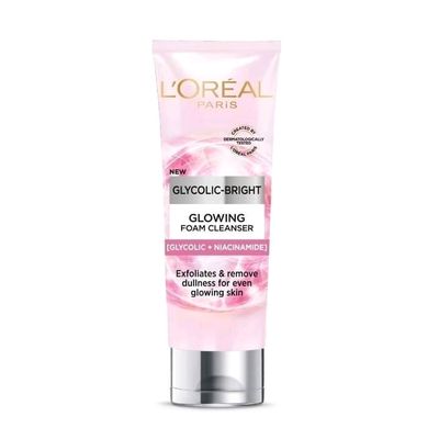 Loreal Paris Glycolic Bright Glowing Foam Cleanser with Glycolic Acid & Niacinamide_img_0