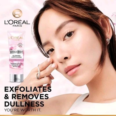 Loreal Paris Glycolic Bright Glowing Foam Cleanser with Glycolic Acid & Niacinamide_img_2