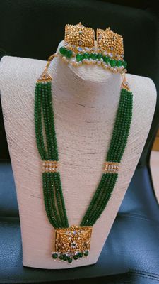 Green Crystal Shita Har Necklace_img_0