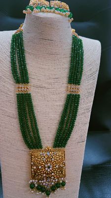 Green Crystal Shita Har Necklace_img_1
