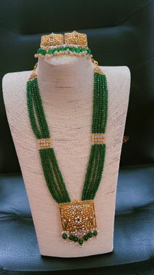 Green Crystal Shita Har Necklace_img_3