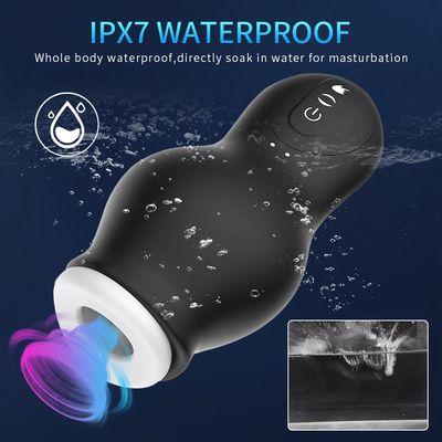 Swallowing Automatic Male Masturbator Cup Powerful Sucking Vibrating Penis Stimulation Oral Sex Toys for Men Masturbation Goods_img_2