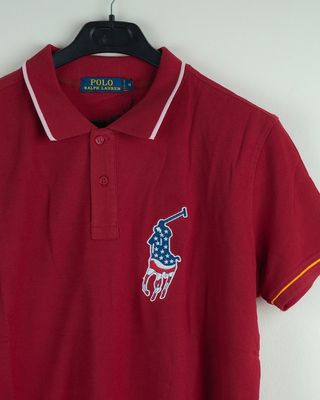 RL P1 100% Combed Cotton Polo Maroon_img_1