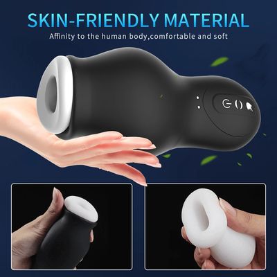 Swallowing Automatic Male Masturbator Cup Powerful Sucking Vibrating Penis Stimulation Oral Sex Toys for Men Masturbation Goods_img_4