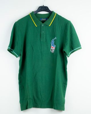 RL P1 100% Combed Cotton Polo Green_img_0