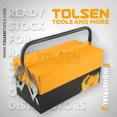 Tolsen Steel Tool Box 16" (404x200x198mm), 3 layers 80211_img_1
