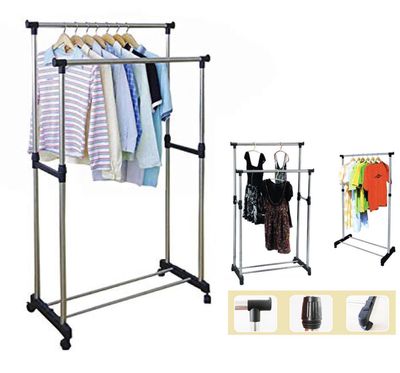 DOUBLE POLE CLOTH RACK_img_1