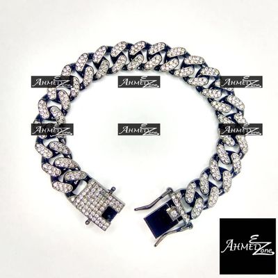 Trendy Iced Out Bracelet Black_img_0