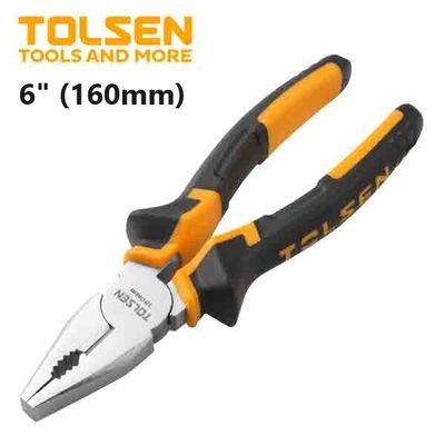 Tolsen Combination Pliers ( 6" / 7" / 8" ) Heavy Duty TPR Handle_img_2