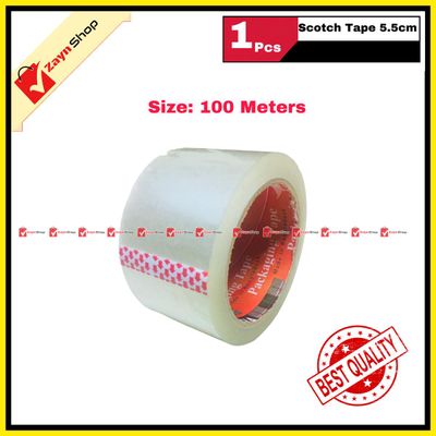 Scotch Tape 5.5 cm 100 Meters ( Transparent )_img_0