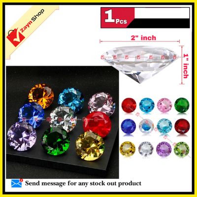Paper weight Crystal Diamond shape 1 pcs Random color_img_0