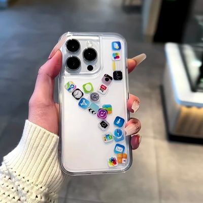 IOS App Icons Floating Case