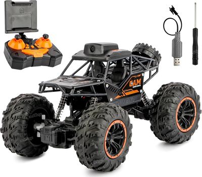 720P Hd Fpv Wifi Camera|2.4Ghz 1/18 Scale Off-Road Remote Control Truck Monster Trucks_img_1