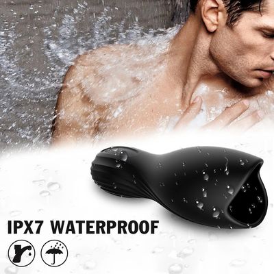 Male Glans Massager Penis Stimulator Delay Endurance Trainer Vibrator Oral Climax Male Masturbator Aircraft Cup Sex Toys for Men_img_1