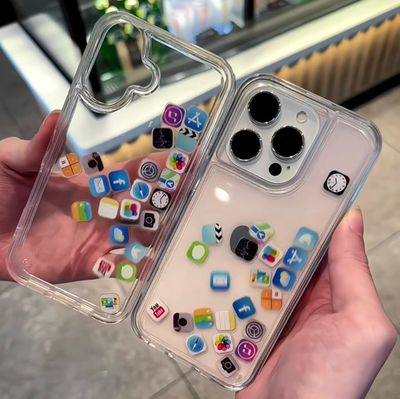 IOS Icons Moving Clear Transparent Case_img_3