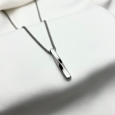 Twisted Stainless Steel Pendant_img_2