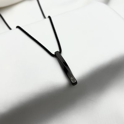 Twisted Stainless Steel Pendant_img_3