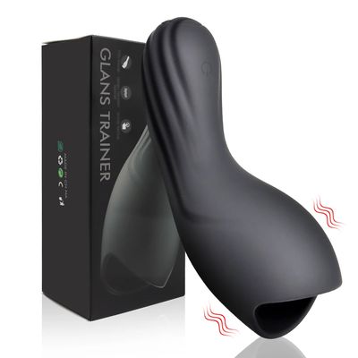 Male Glans Trainer Vibrator Delay Ejaculation Stimulate Massager Erotic Masturbator Cup Penis Training Sex Machines Toys for Men_img_0